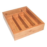 Caja De Almacenamiento Con Cortador De Bambú, Caja De Cocina