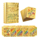 Juego De Cartas De Anime, Tarjetas De Papel Dorado, Tarjetas