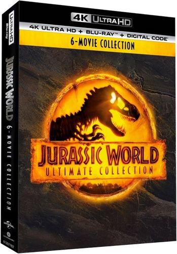 Jurassic World Coleccion 6 Peliculas Bluray 4k Uhd 25gb