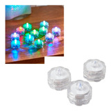 15 Velas Led Sumergibles Luz Cotillon Luminoso Multicolor