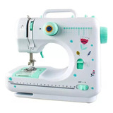 Maquina De Coser Mini Multifuncional Sm-505l Color Blanco