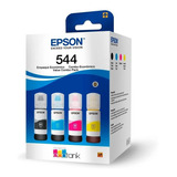 Pack 4 Tintas Epson Original T544 L110 / L3110 /l3150 /l5190