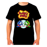 Remera Bubble Bobble Videogame Retro 100% Algodon 1014 Minos