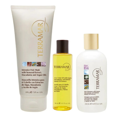 Kit Terramar Mascarilla Intensiva + Oleo + Shampoo Reparador | Envío gratis