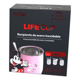 Mate-vaso-taza 3en1 Disney Lifecup Bombilla Acero Oficial