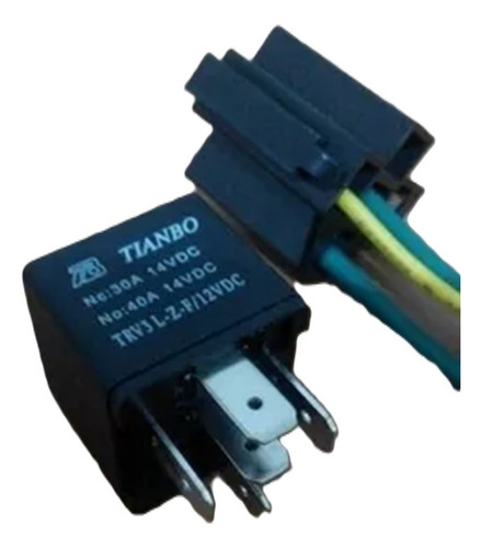 Relay Con Socket Para Gps Tracker Apagado Remoto 12v $