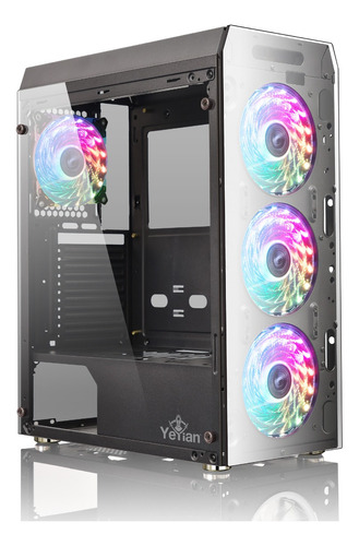 Gabinete Gamer Yeyian Krypton Mid-tower Atx Sin Fuente