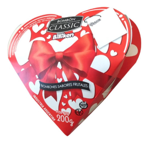 Bombones Frutales Billiken Classic Corazón 200g