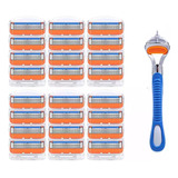 24 Para Máquinas De Barbear Gillette Fusion 5 Subst For