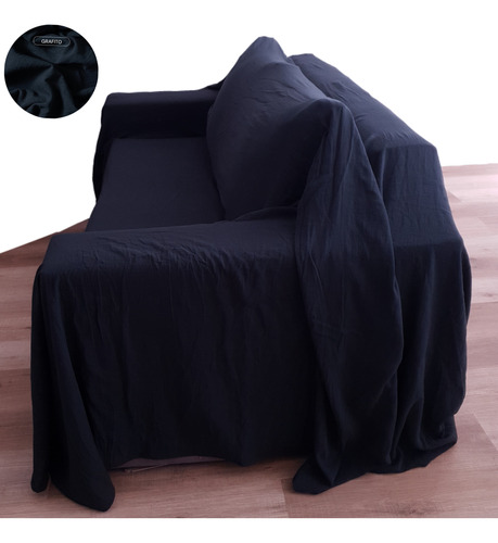 Manta Cubre Sillón Sofá Cama Tusor 2.75x3.00mt 100% Algodon 