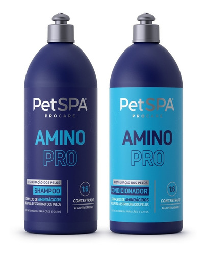 Shampoo E Condicionador Pet Petspa Amino Pro 1l