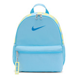 Mini Mochila Para Niños Nike Brasilia Jdi Azul Color Azul Acuario/naranja Láser Claro/azul Foto Talla Unit