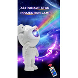 Astronauta Proyector Galaxia Estrellas Luz Bluetooth Musica Color De La Estructura Blanco