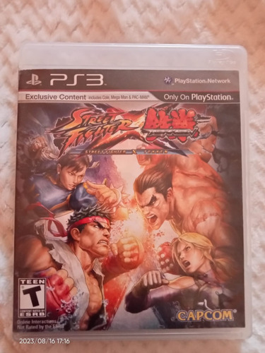 Street Fighter Vs Tekken Ps3 Impecable De Colección 