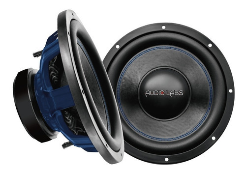 Subwoofer De 12 Spl Open Show 800watts Audio Labs Adl-sw12dvc Doble Bobina Color Azul