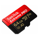 Memoria Microsd Sandisk 64gb Sd Extremepro Class 10 Vel 200m