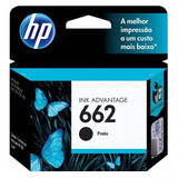 Cartucho De Tinta Hp 662 Preto - Cz103ab