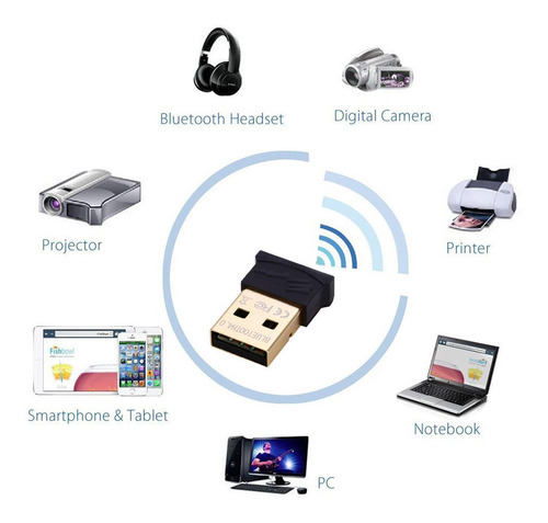 Receptor Bluetooth 4.0 Usb Transmisión Hasta 100 Metros