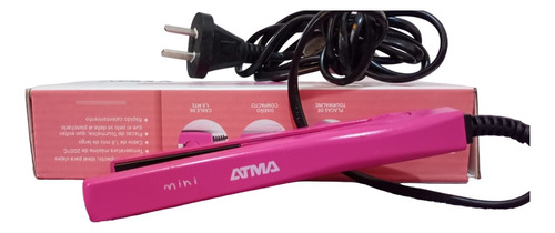 Planchita De Pelo Mini Atma Mini Pl8801e Rosa 100v/240v