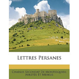 Libro Lettres Persanes - De Montesquieu, Charles Secondat
