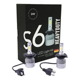 Kit Cree Led H1 H3 H4 H11 22000lm Camiones 24v Heavy Duty