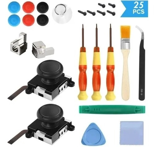 Kit De Reparación De Palanca Joystick De Repuesto Joycon 25