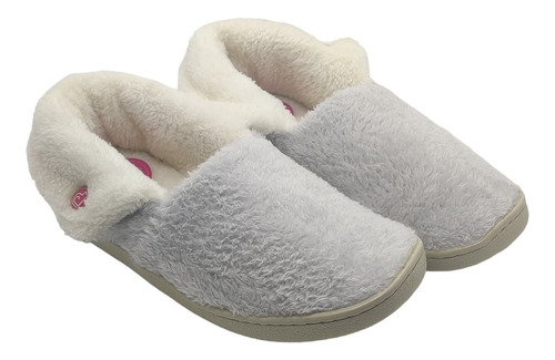 Pantufla Bota Comoditas De Mujer Forrada En Textil Peluche