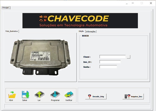 Programa P/ Arquivo Decode Ecu Me7.4.9 Peugeot / Citroen