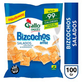 Bizcochos Salados 100 Gr Gallo Galletitas Saladas