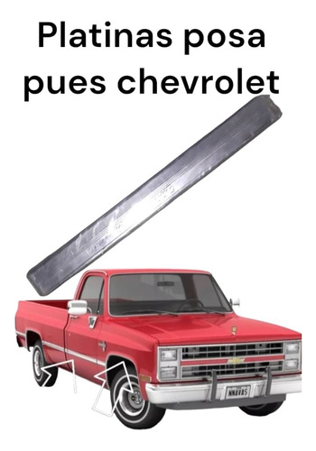 Platina Posa Pies Chevrolet Pickup C10 Foto 2
