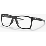 Óculos Para Grau Oakley Satin Black Ox8173 Plaqueta Silicone