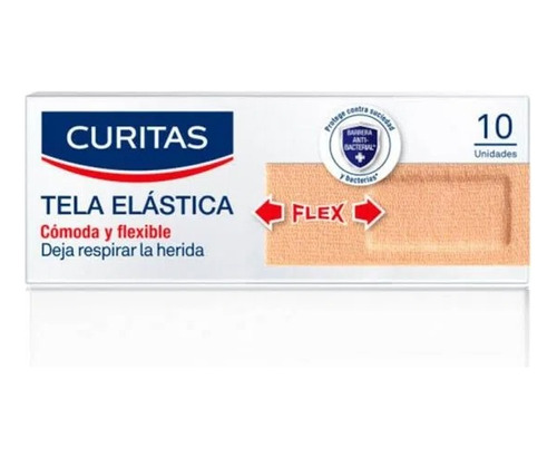 Curitas Tela Elastica Antib 10 Un.