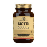 Solgar Biotina 5000 Mcg 100 Cápsulas Vegetales