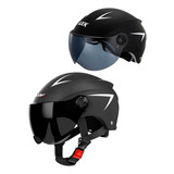 Casco Ultraligero Para Bicicleta Patineta Moto Unisex Visor