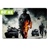 Adesivo Auto Colante Papel De Parede Battlefield Jogos 15m²