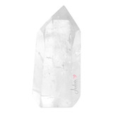 Ponta De Cristal Transparente Pedra Geradora Quartzo 80g