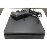 Playstation 4 Ps4 Sony Slim 500gb  Cor Preto - 2 Controles