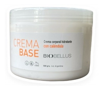 Crema Base Para Masajes Biobellus X500 Gramos