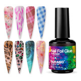 Nail Art Foil Glue Gel, O.5 Oz Nail Foil Glue For Nails...