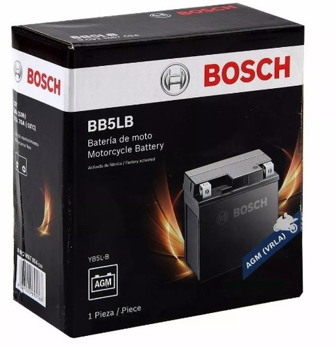 Bateria Moto Bosch Bb5lb Gel Rouser 135 Yamaha Fz 16 Ybr 125 Gixxer Gb Motos 