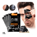 Mascara Facial Black Sachê Remove Cravos Fácil Fox For Men®