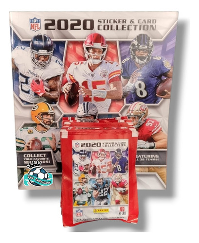 Álbum Nfl 2020 + 10 Sobres Panini ( Estampas Y Tarjetas)