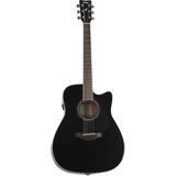 Guitarra Transacústica Yamaha Fgc-ta Bl Black