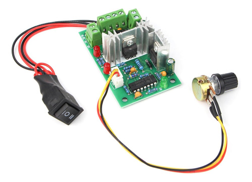 Controlador De Velocidad Motor Reversible Dc Pwm 10-36v 5a C