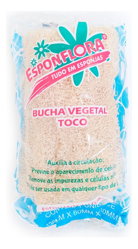 Kit 10 Esponja Bucha Vegetal Natural Banho Esfoliação