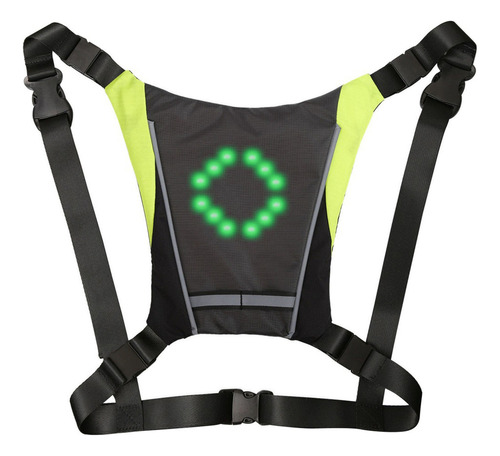 Mochila Impermeable Para Ciclismo Luz De Giro Led, Indicador