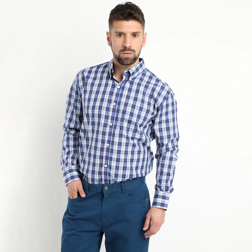 Camisa Hombre Kotting Fantasia Premium Boton Cuello