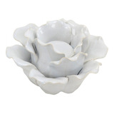 Candelabro 13858-04 Flor Blanca Sbh