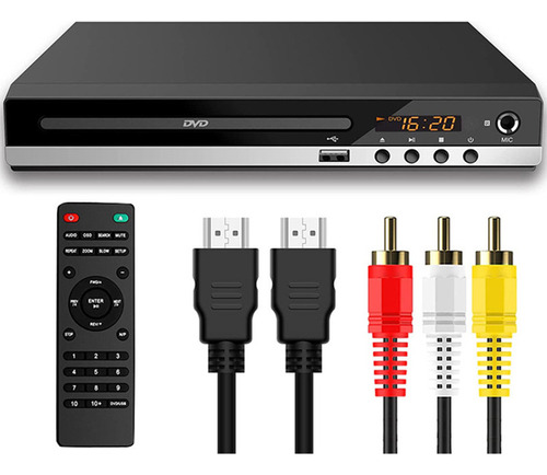 Aparelho De Leitor De Dvd Rca Usb Mp3 Cd Ripping Controle Bi