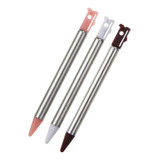 X3 Lápiz Óptico Táctil Stylus Metálico Nintendo 3ds Old 